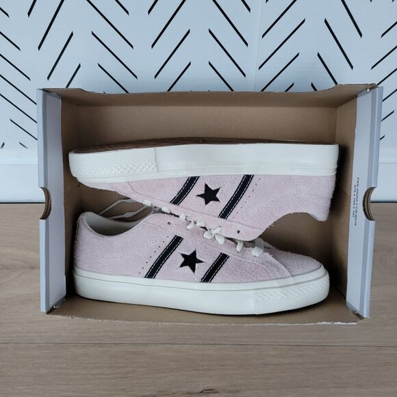 Converse One Star Academy Pro Ox Suede Low Sz 5.5 Men Shoes Sneaker Pink A08490C - Picture 7 of 9